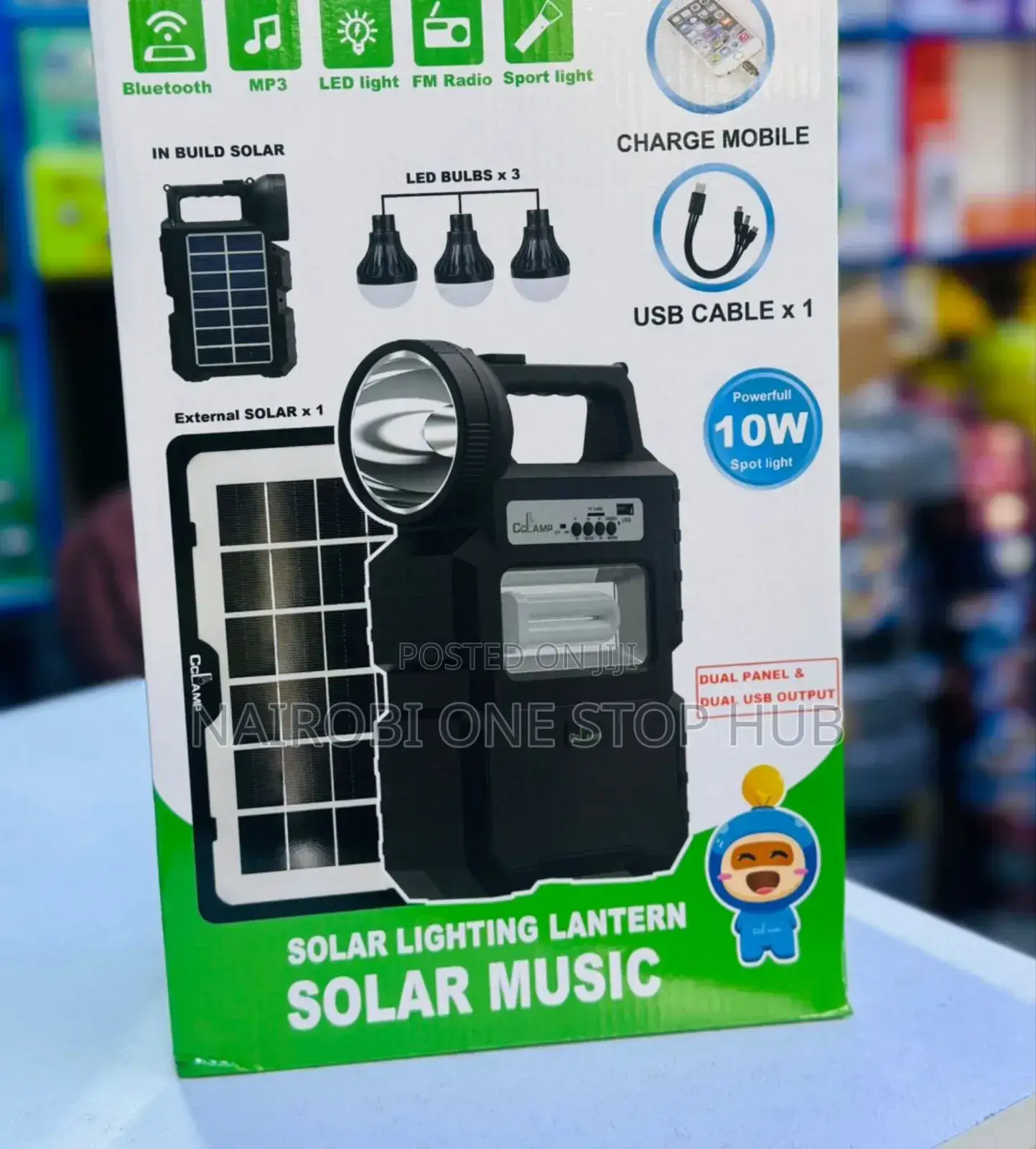 Solar Music System With Bulbs