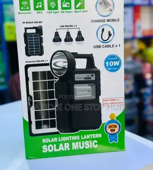 Solar Music System With Bulbs