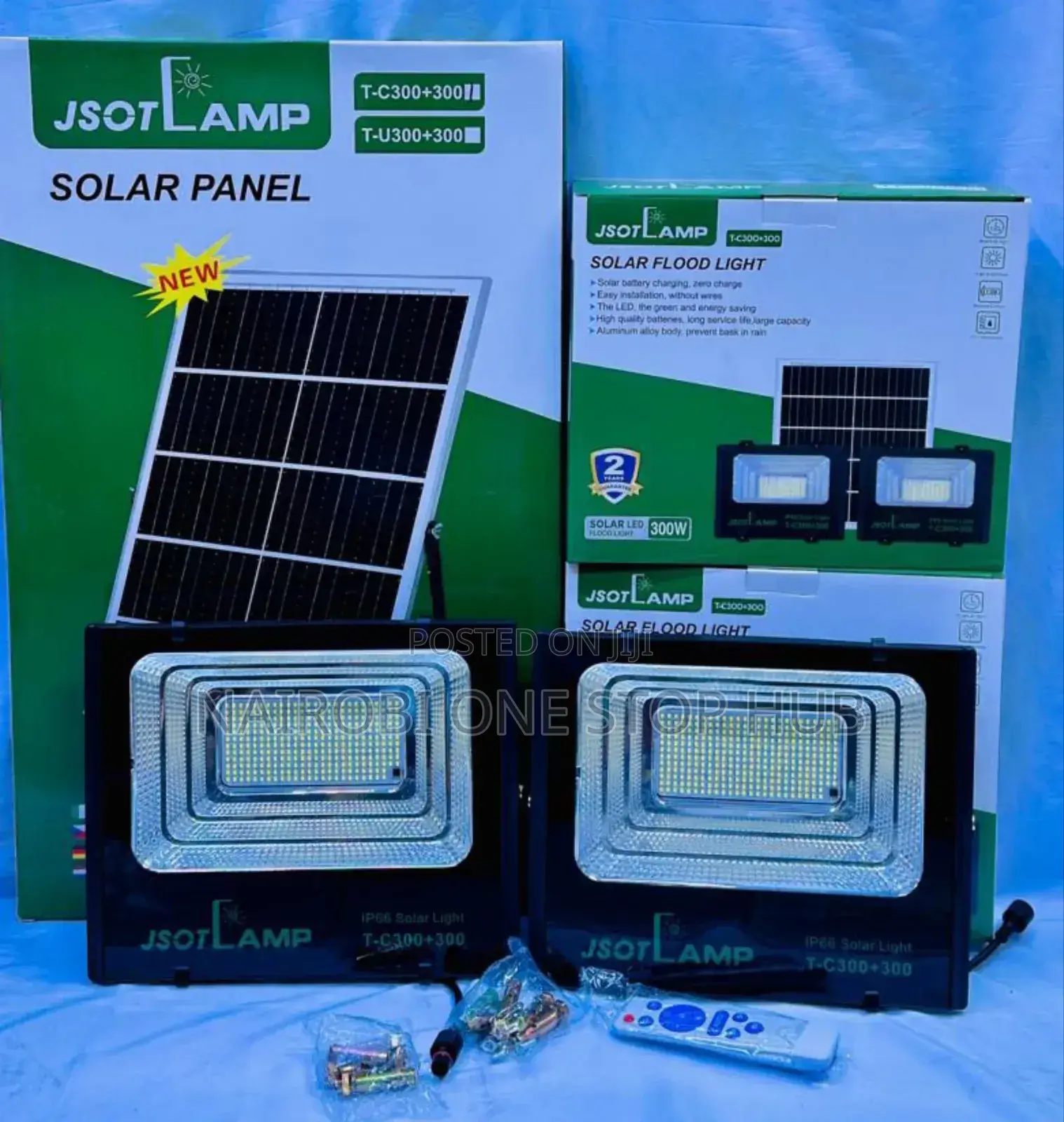 2in1 Solar Floodlight 300watts