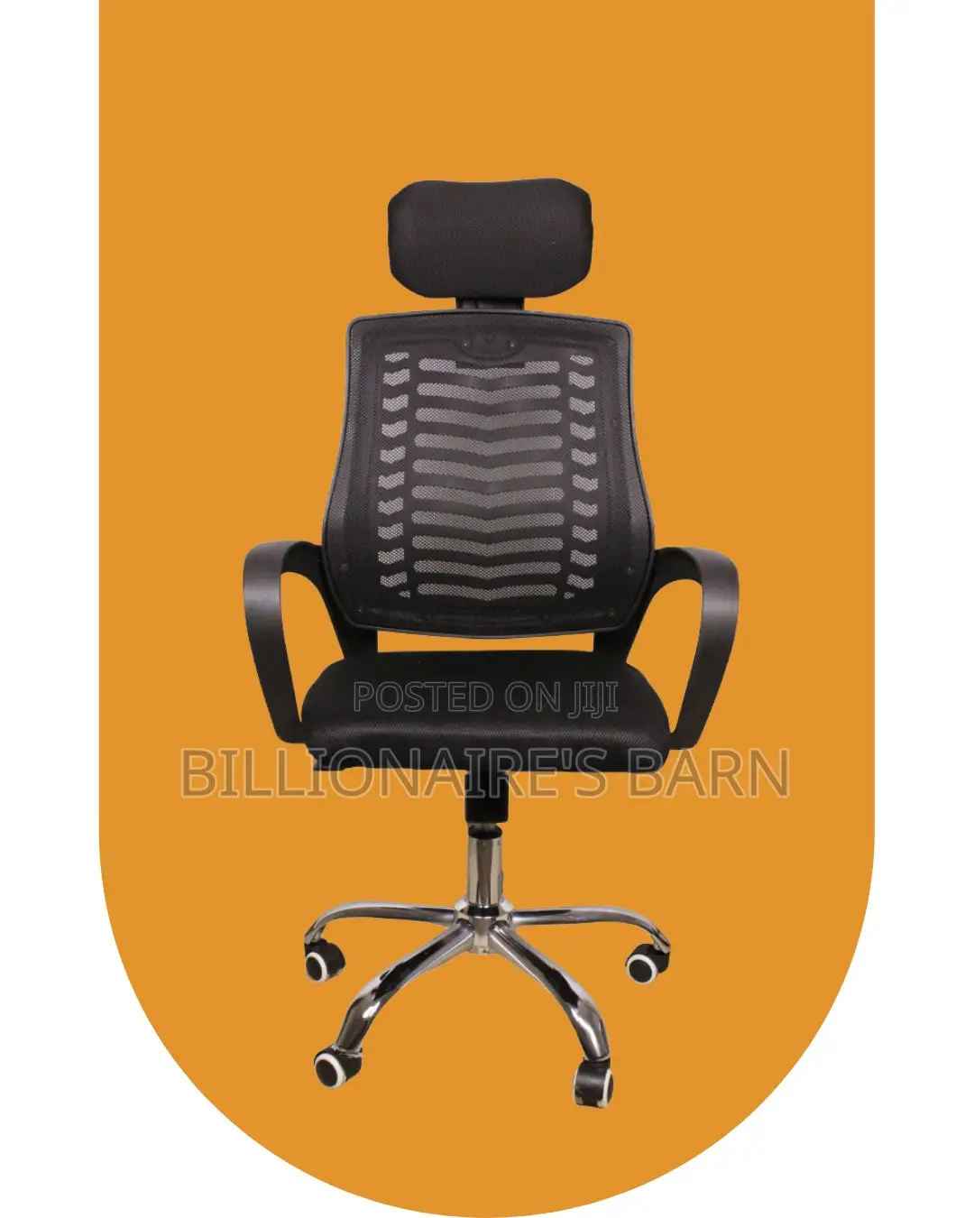 Secretarial Mesh Chair | Minimal Padded Armrests