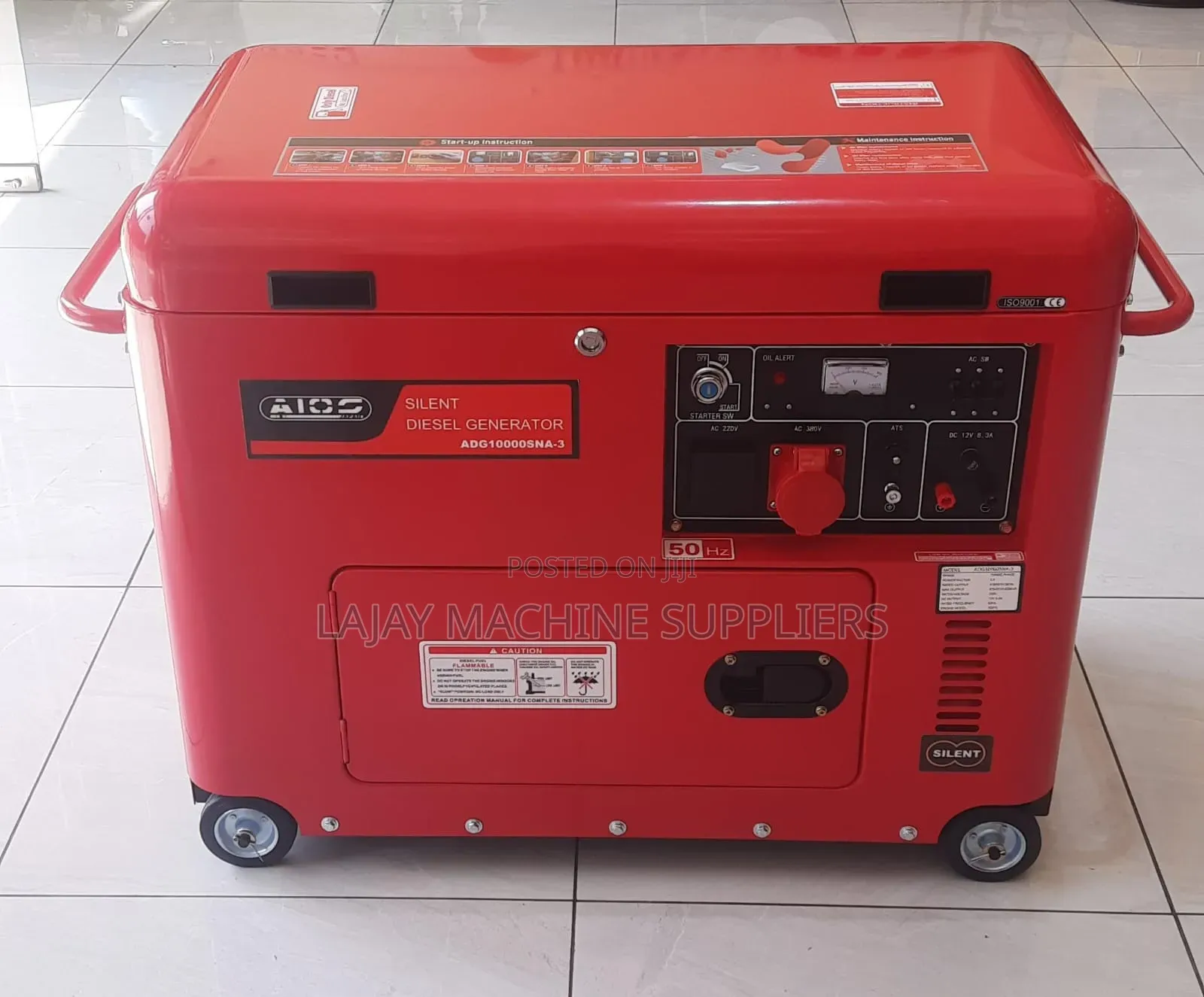 Adg10000sna Aico Japan Diesel Generator Air-Cooled Rated Output 10kva