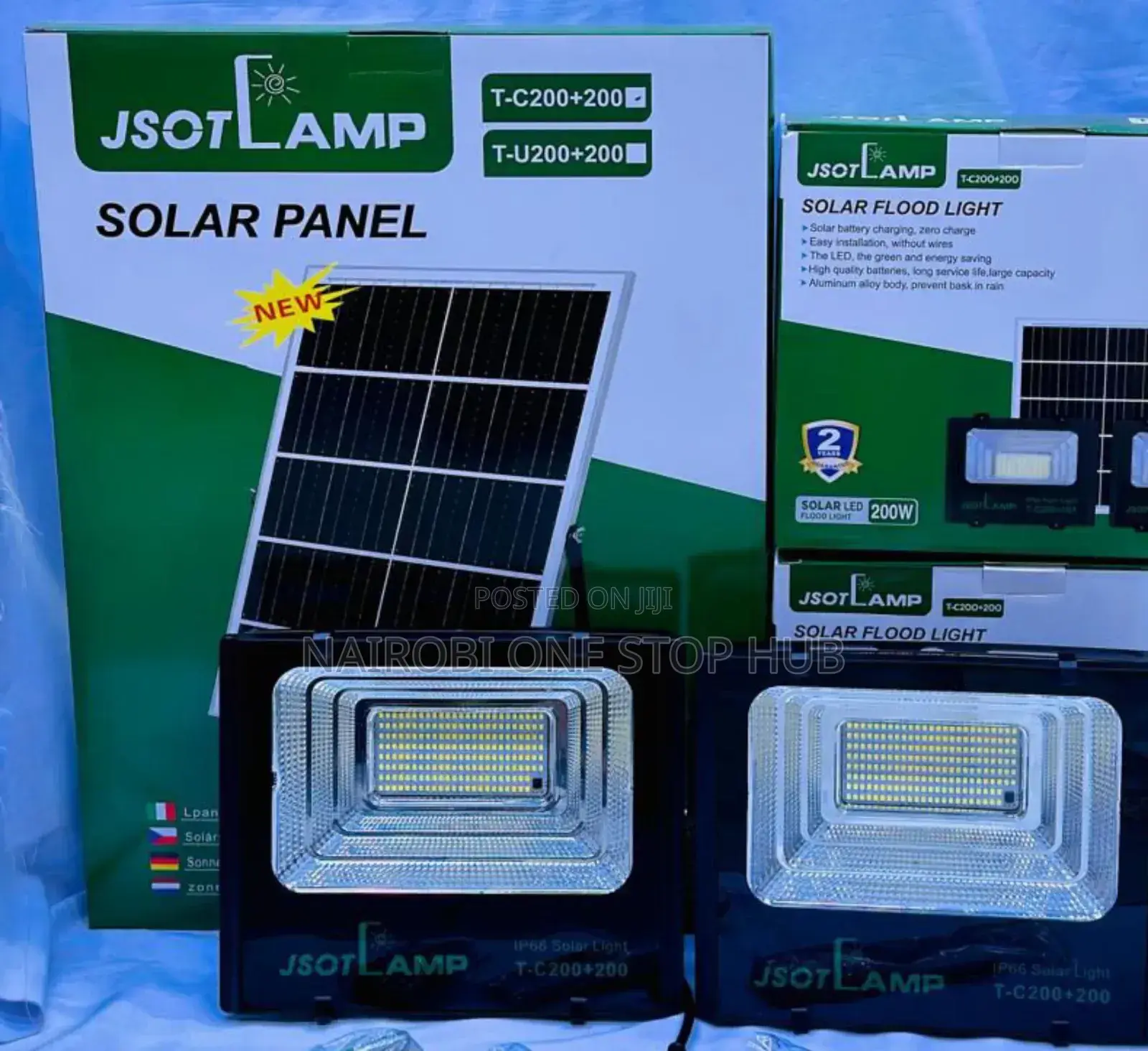 Solar Floodlight 200watta 2in1