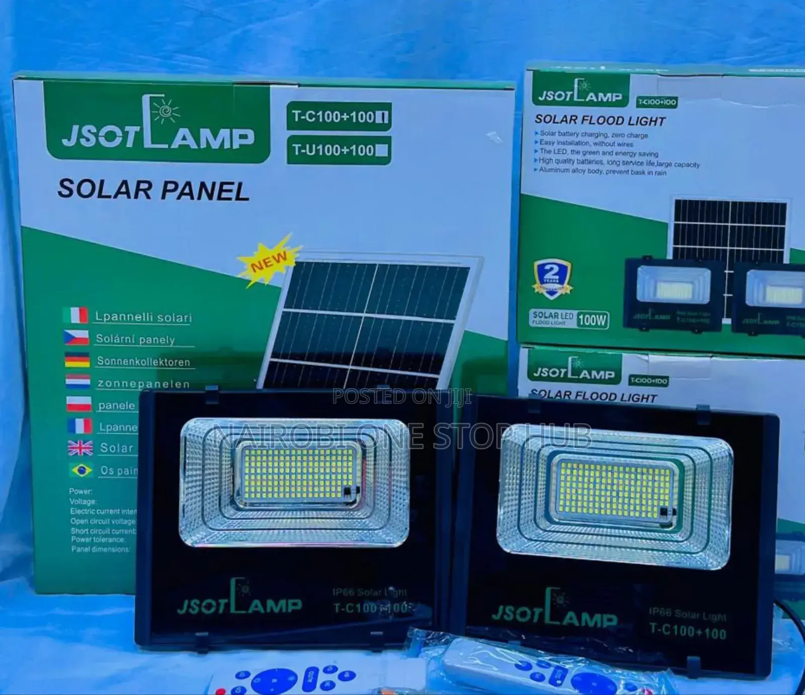 100watts 2in1 Solar Floodlight