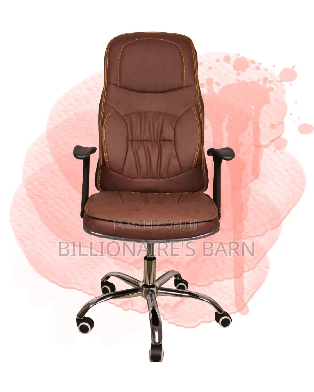 Ergonomic Executive Leather Chair | Modern Headrest Support