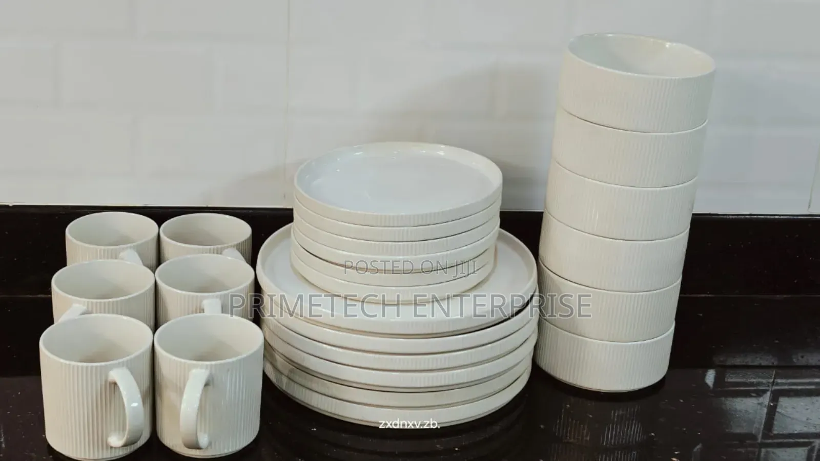 White 24pcs Mate Dinner Set