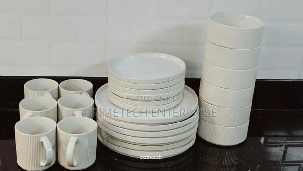 White 24pcs Mate Dinner Set - main view