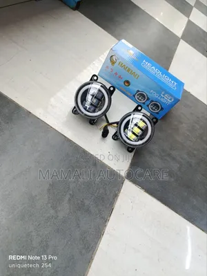 Universal 3.5" 4" Led Fog Lights + Amber Indicator Function