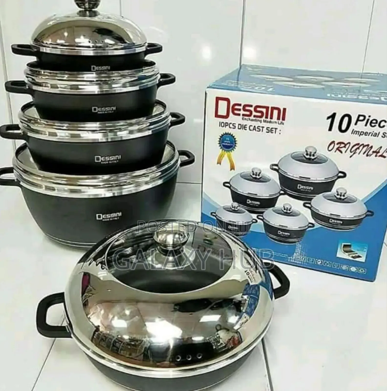 10 Pcs Desini Cookware Set