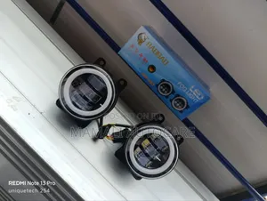 Universal 3.5 4 Inch Led Fog Light With Yellow Signal Lamp