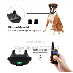 800m Waterproof Anti-Barking Rechargeable Training E-Collar for 2 Dogs