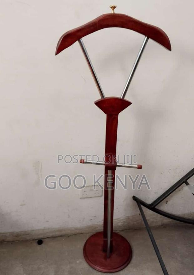 Office Coat Hanger; Office Wooden Coat Rack With Hooks - thumbnail 2