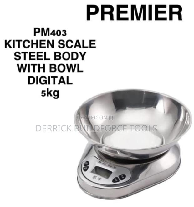 Premier Kitchen Scale With Steel Body 5kg