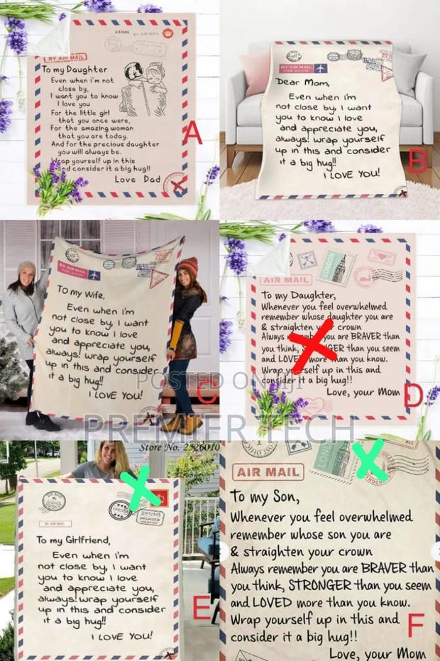 *Express Letter Cossy Throw Blanket - thumbnail 2