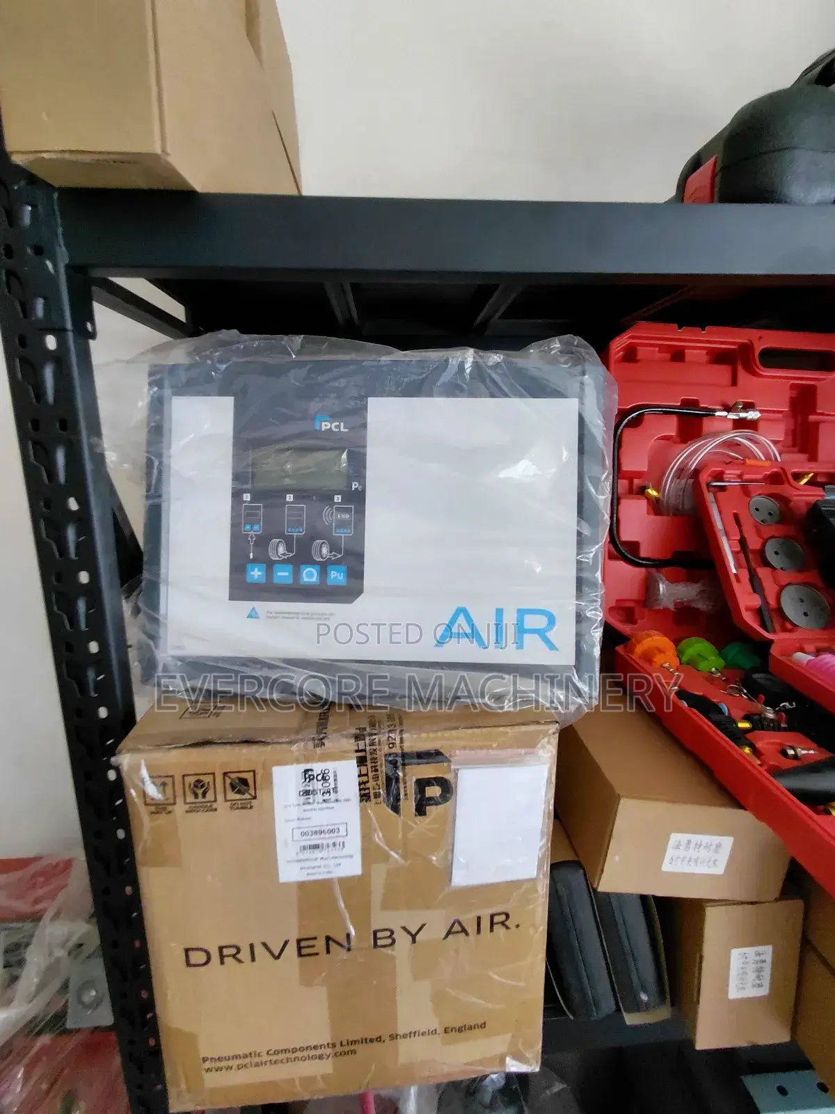 PCL Italy Heavy Duty Air Inflator Machine Wall Mounted.