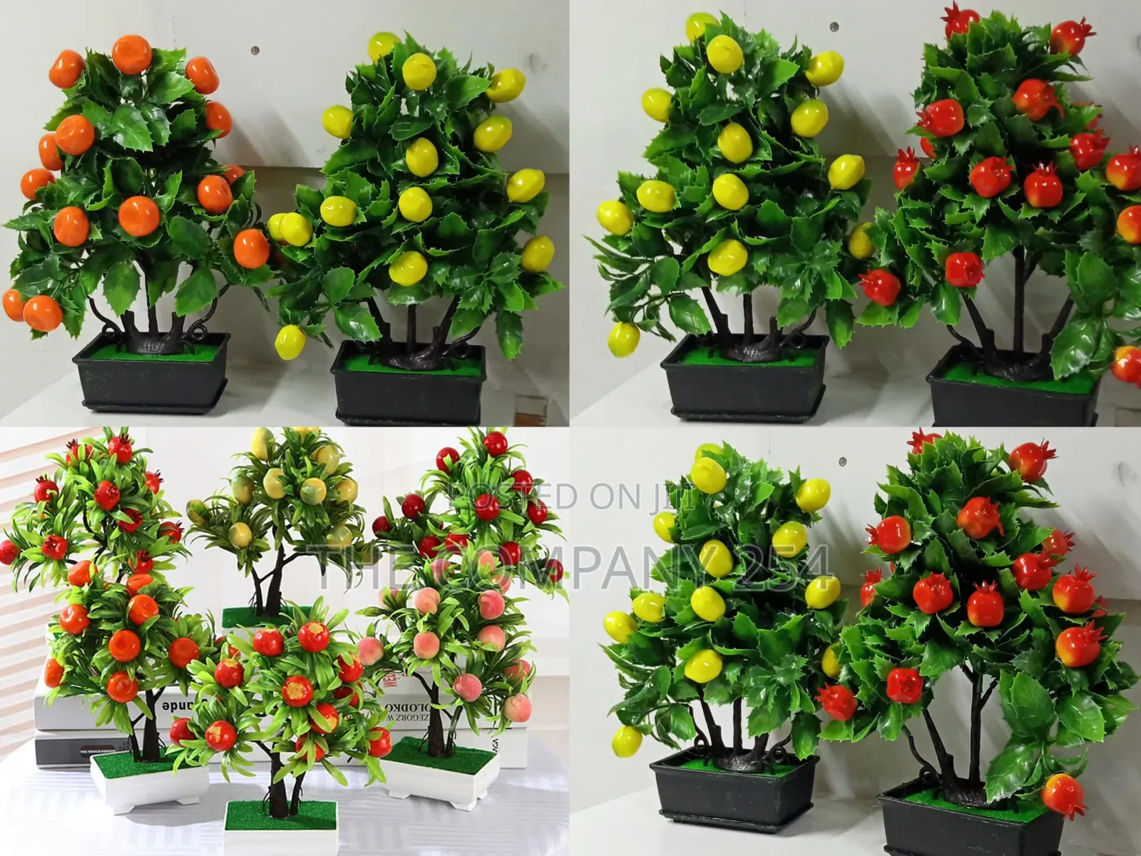 *Artificial Bonsai Plant, Fruit Flower, Orange Tree, Lemon Tree.