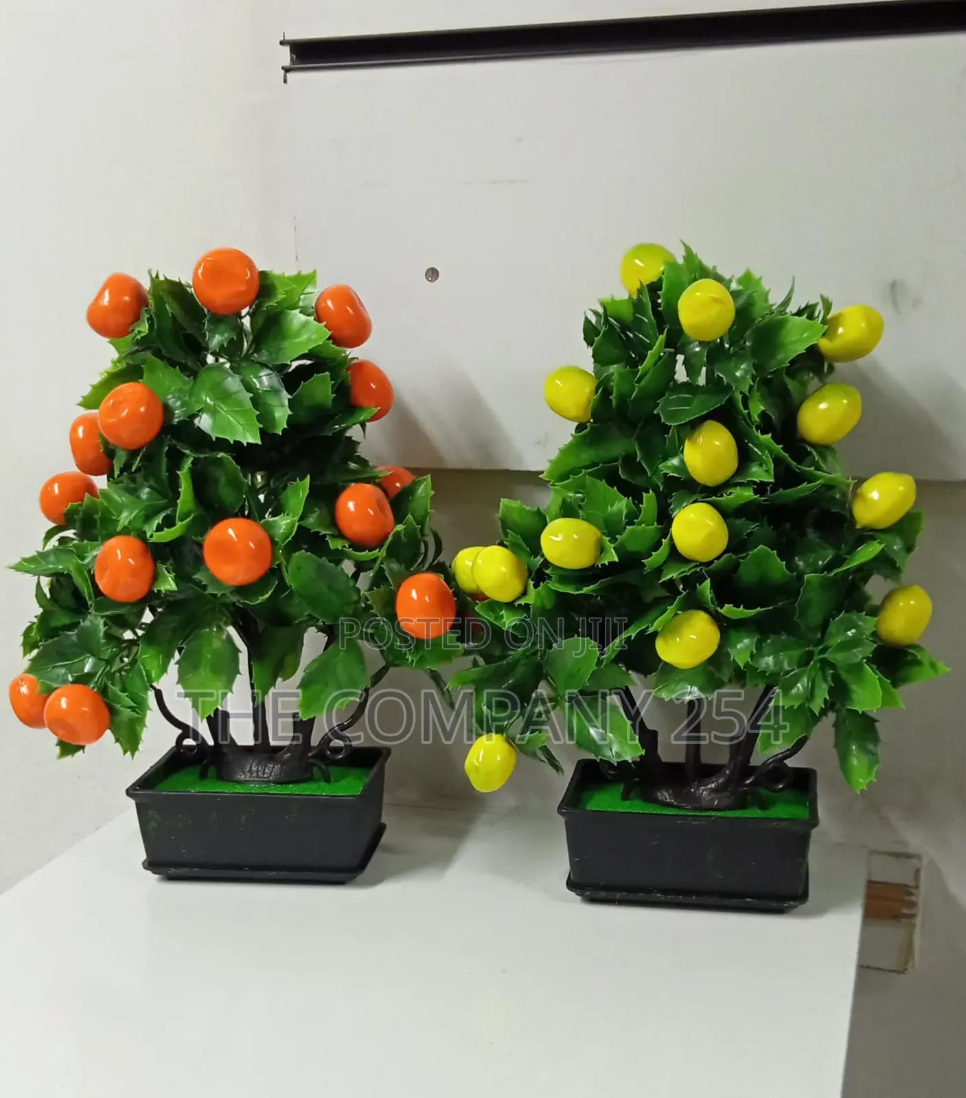 *Artificial Bonsai Plant, Fruit Flower, Orange Tree, Lemon Tree.