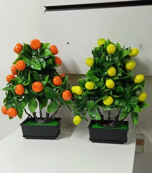 *Artificial Bonsai Plant, Fruit Flower, Orange Tree, Lemon Tree.