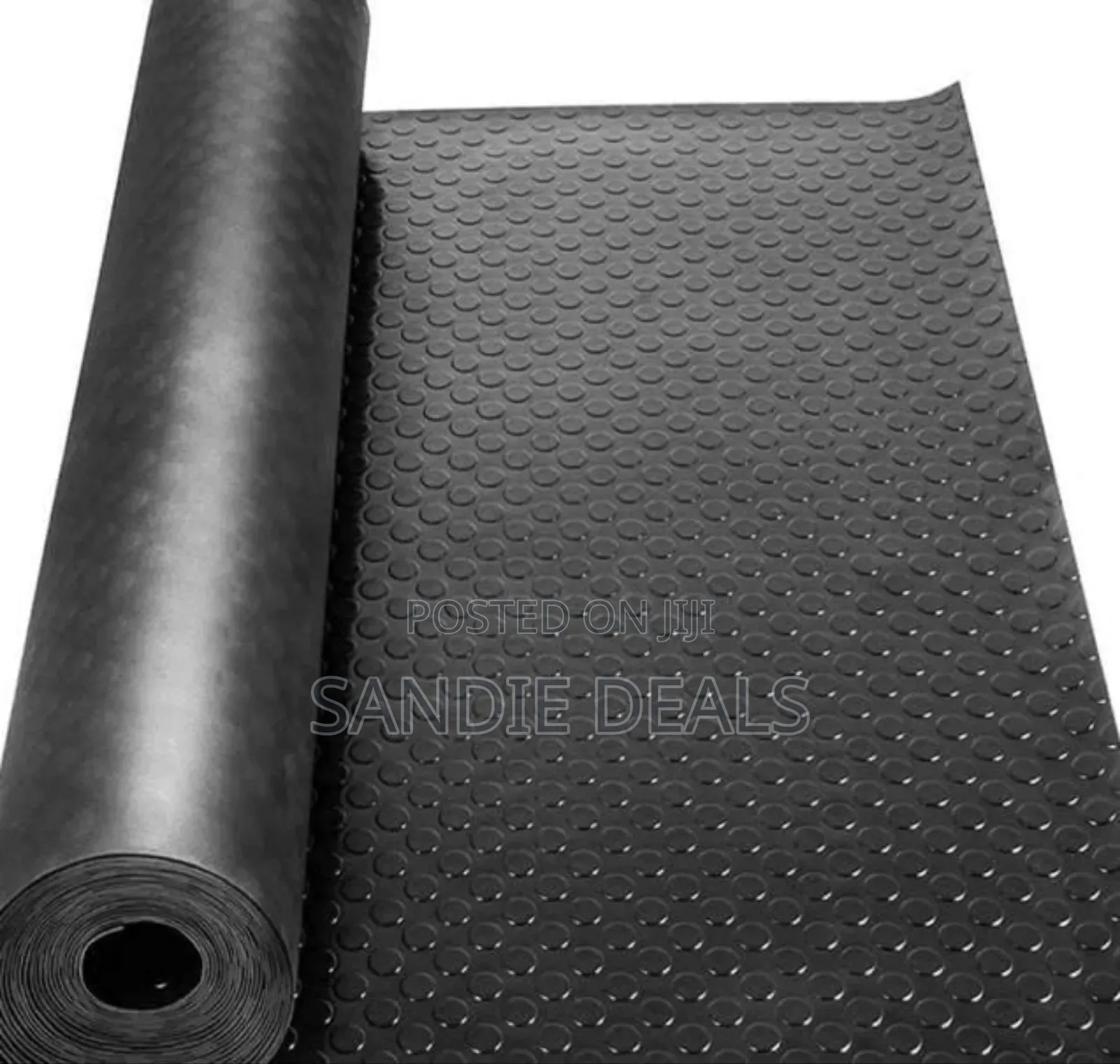 Black Coin Rubber Mat 1.2mx 10mtr