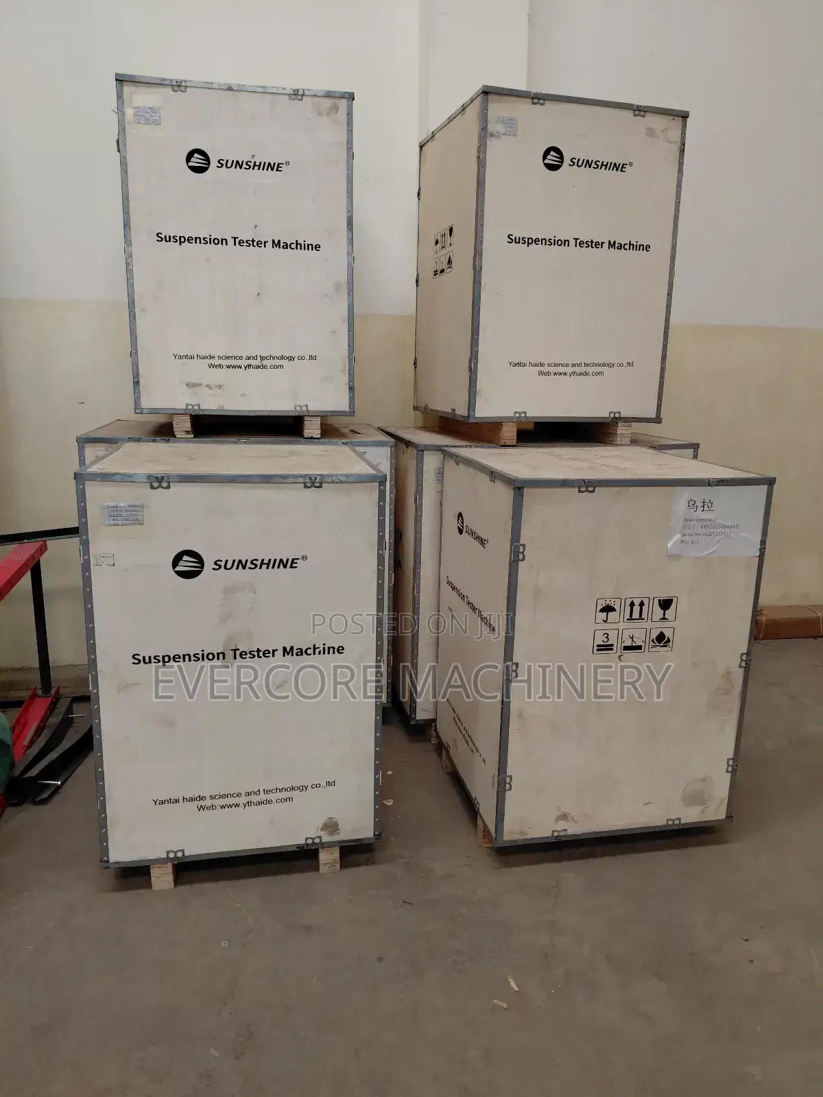 Heavy Duty Sunshine Italy Vehicle Suspension Tester Machine .