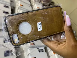 Kfleek Premium Pu Leather Logo View Back Cover for iPhone 7g/8g
