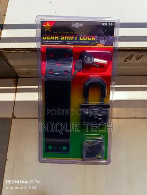 Universal Anti-Theft Car Gear Shift Lock With Key Mechanism