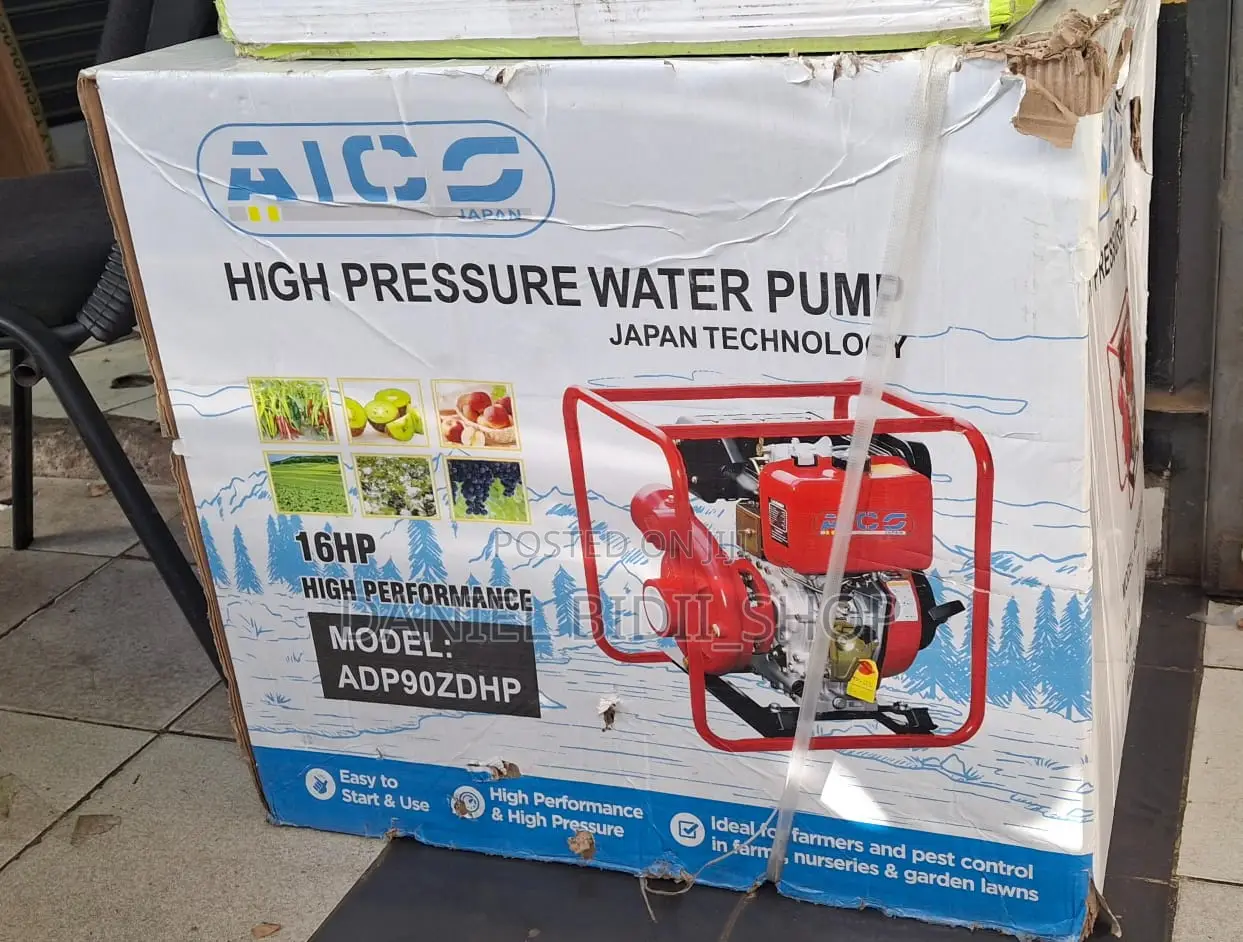 Aico Japan Diesel Water Pump High Pressure 3 Inches 16hp Engine