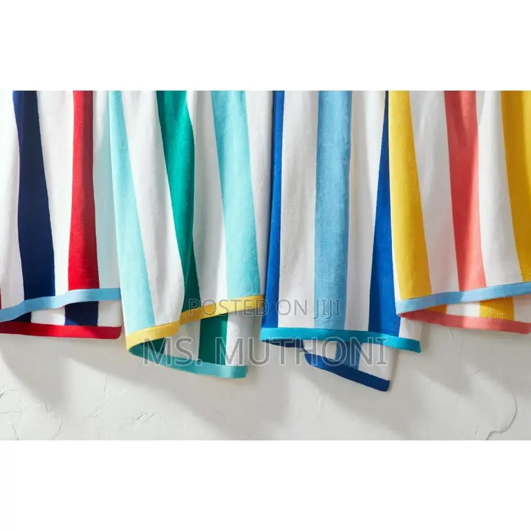 Lavish Cabana Striped Large Beach Pool Towel
