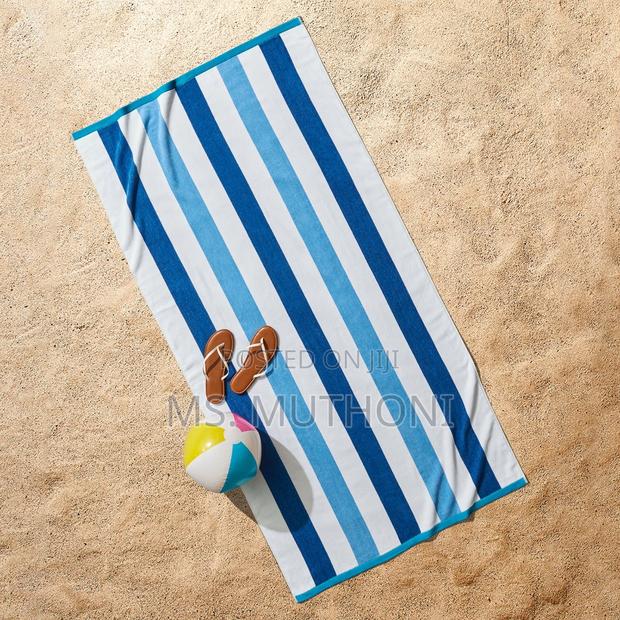 Lavish Cabana Striped Large Beach Pool Towel - thumbnail 2