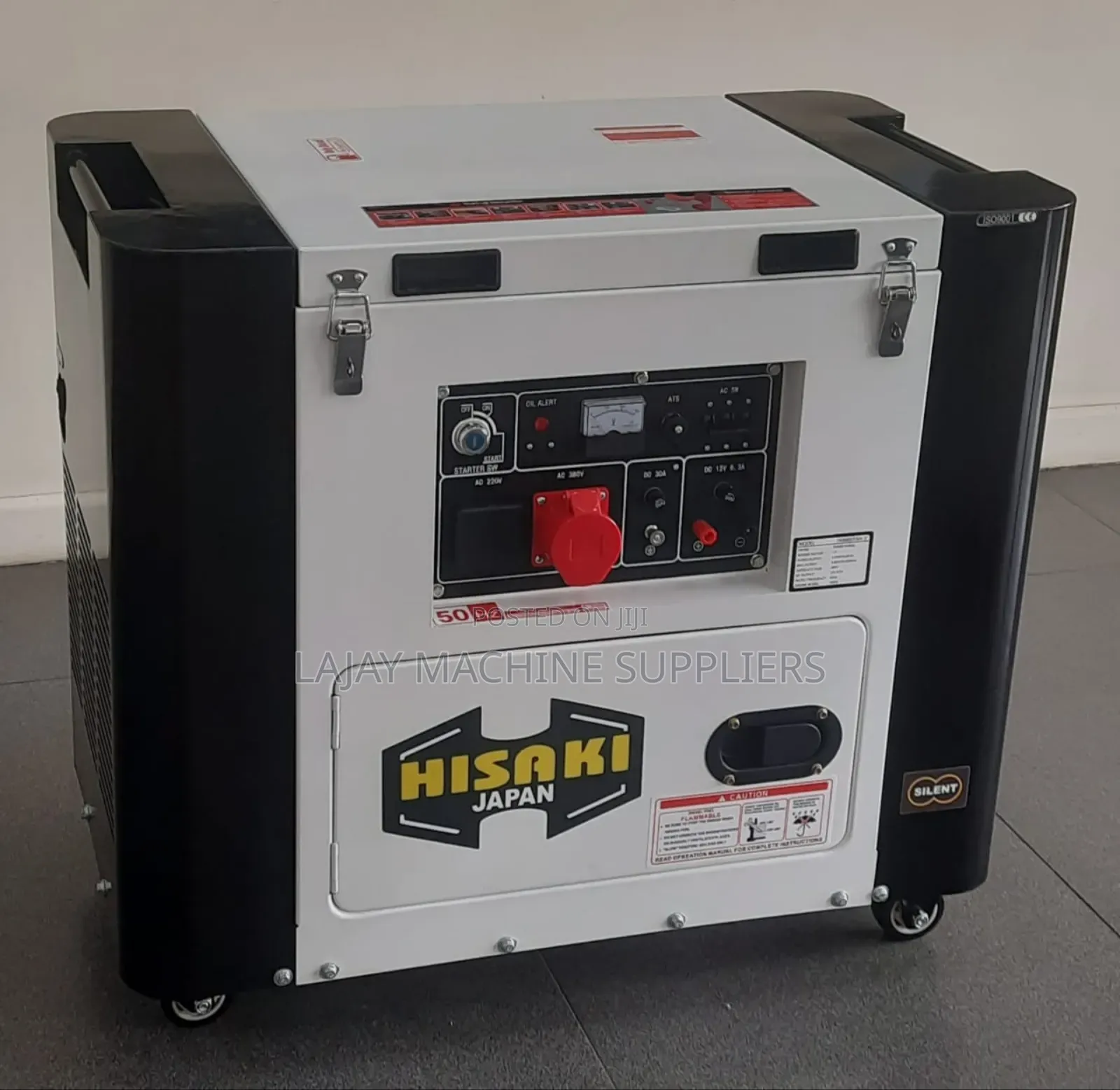 Hk8000sna-3 Hisaki Japan Diesel Generator Aircooled Rated Output 10kva