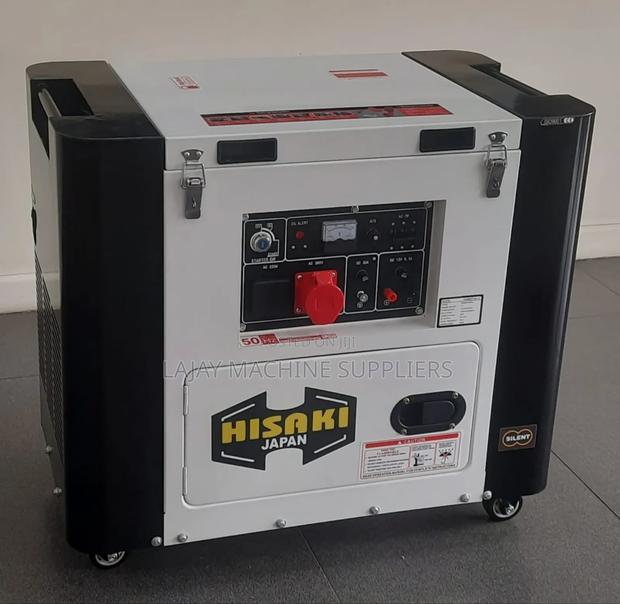 Hk8000sna-3 Hisaki Japan Diesel Generator Aircooled Rated Output 10kva