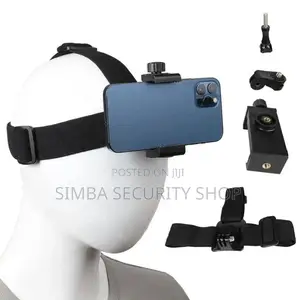 2 in 1 Head Strap Mount Holder for Phone or Action Camera Gopro Vlog