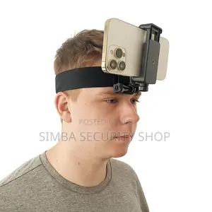 2 in 1 Head Strap Mount Holder for Phone or Action Camera Gopro Vlog