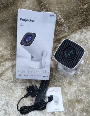 Pocket-Sized Smart Android 1080p Led Projector With Flexible Stand