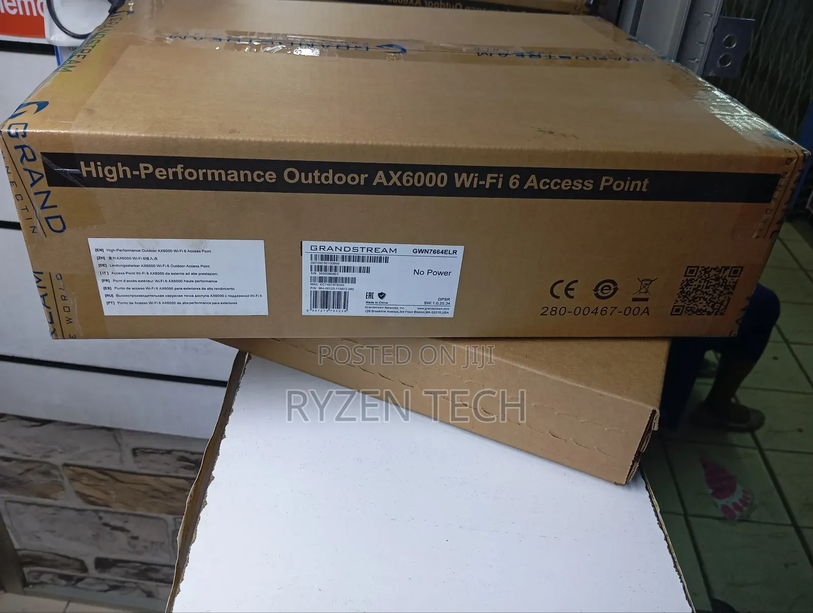 Gwn7664elr Grandstreamoutdoor Access Point Ax6000