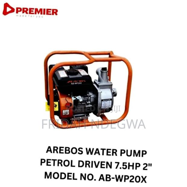 Arebos Water Pump Petrol Driven 7.5hp 2 Model No Ab-Wp20x - main view