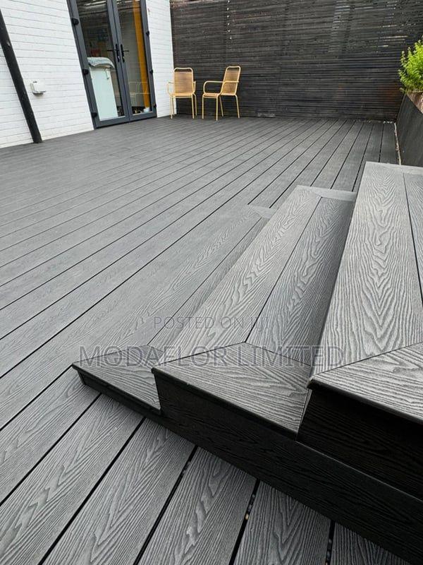 Anti-Slip WPC Decking Floor 2.9m × 14cm × 25mm | Modern Patio Look