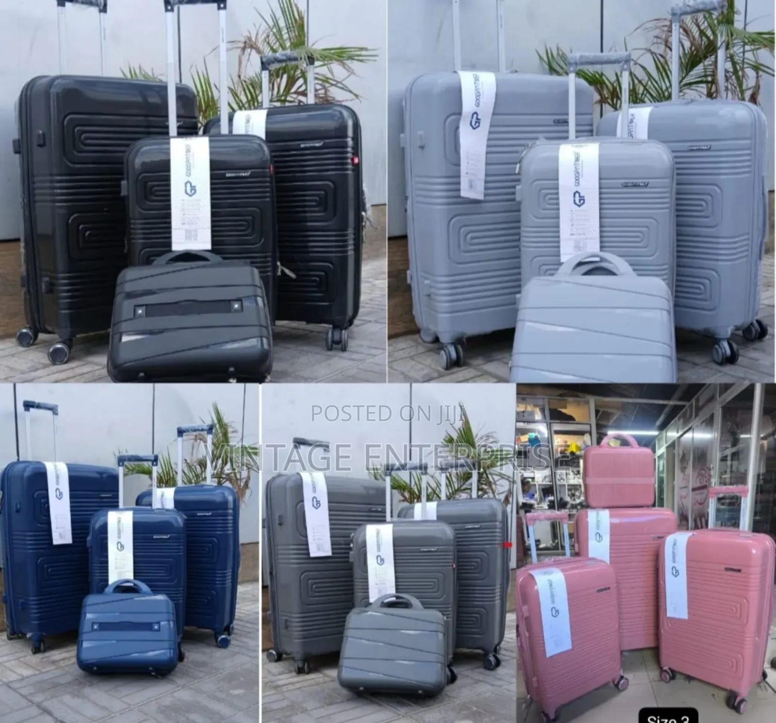 Fashion 4 in 1 Unbreakble Laxurious Rubber Suitcase Briefcase