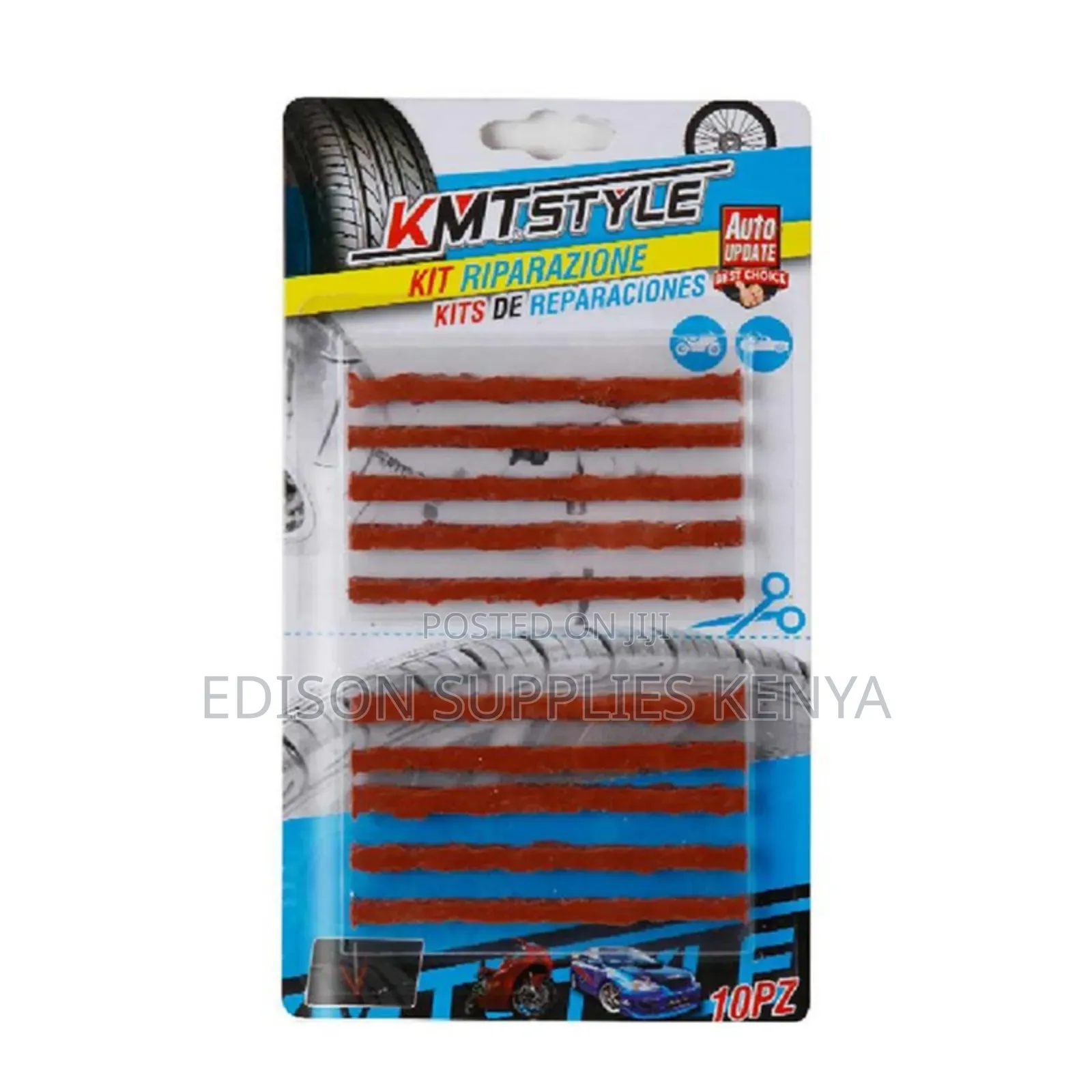 10 PCS Tubeless Tire Repair Strips Wheel Puncture Seal Strips