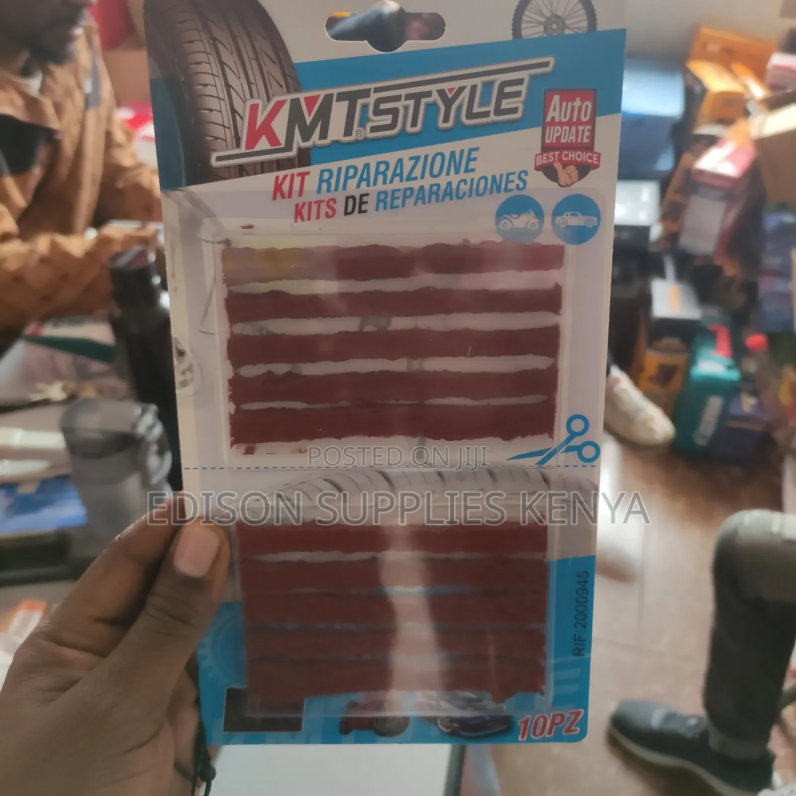 10 PCS Tubeless Tire Repair Strips Wheel Puncture Seal Strips