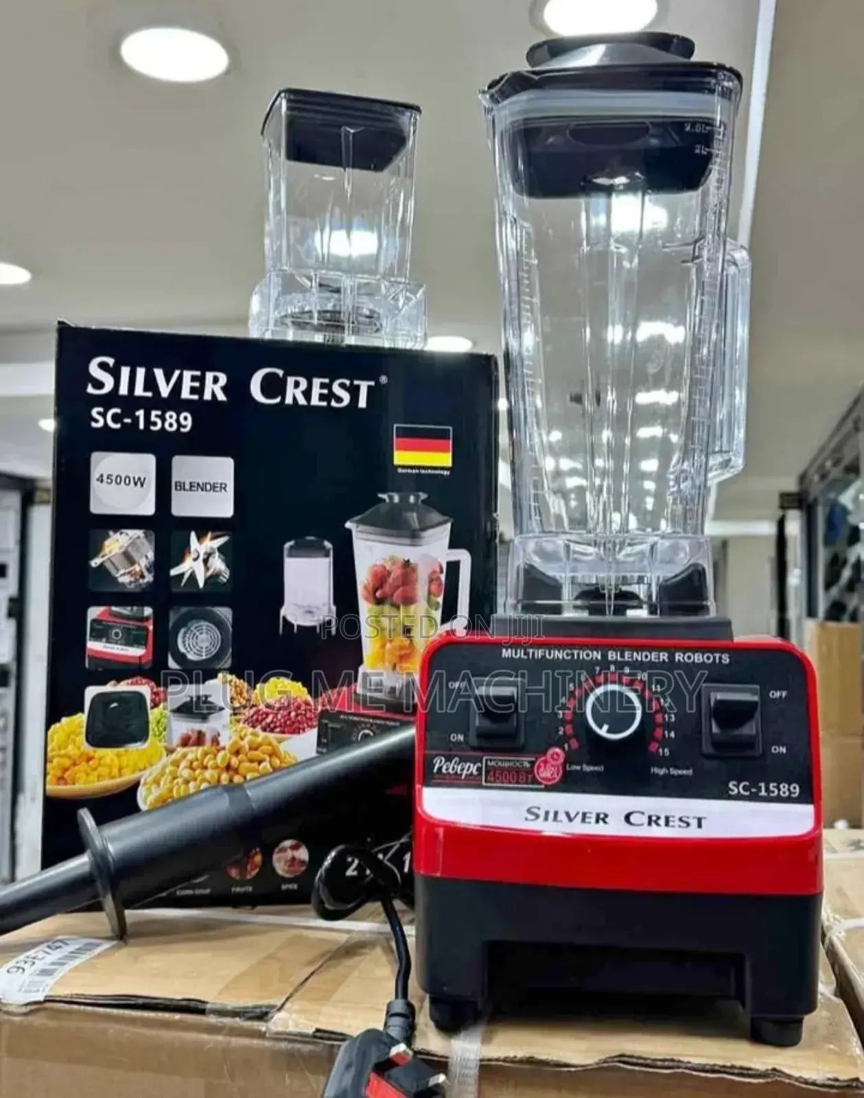Silver Crest Commercial Blender/Powerful Quality Machine
