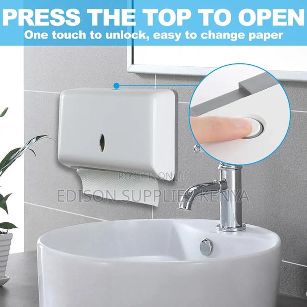 Serviette Dispenser Plastic Paper Towel Holder Tissue Holders - thumbnail 2