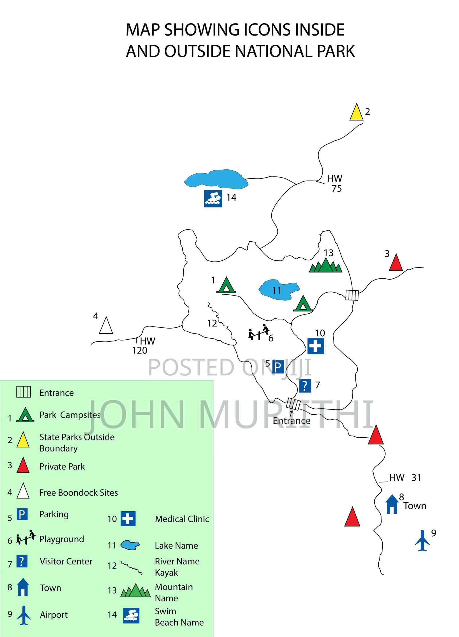 Detailed Illustration Maps Graphics Design Services