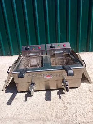 Durable Stainless Steel Double Fryer