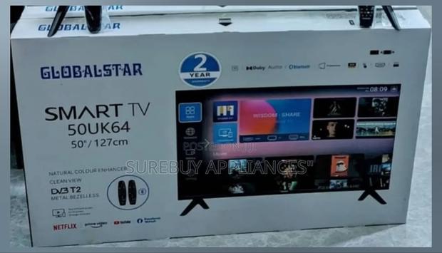 Globalstar 50" Inch Tv /127cm, 50uk64, Ultra Hd Smart Tv,
