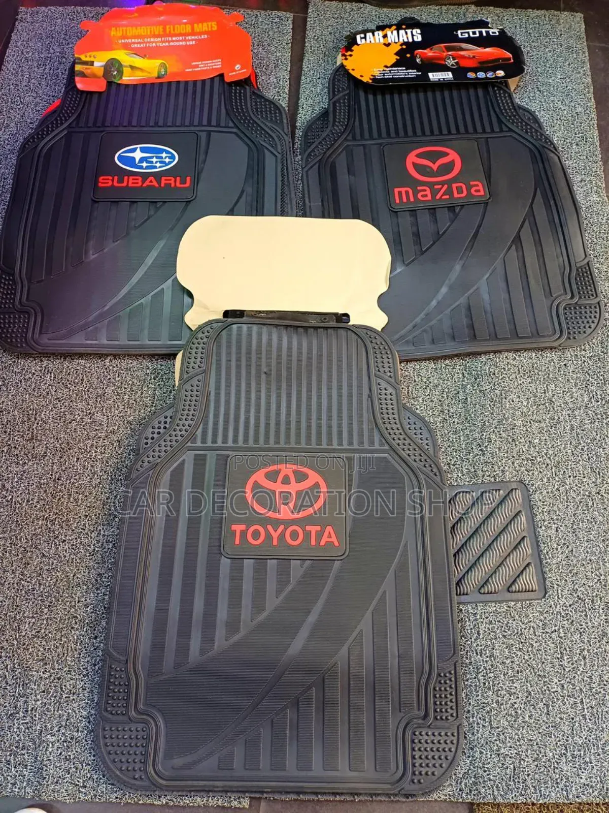Toyota,Mazda,Subaru ,Audi,Land Rover,Bmw, Mitsubishi Branded Mats