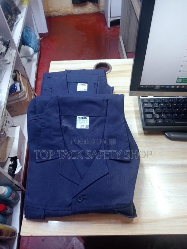 Navy Blue Plain Overalls