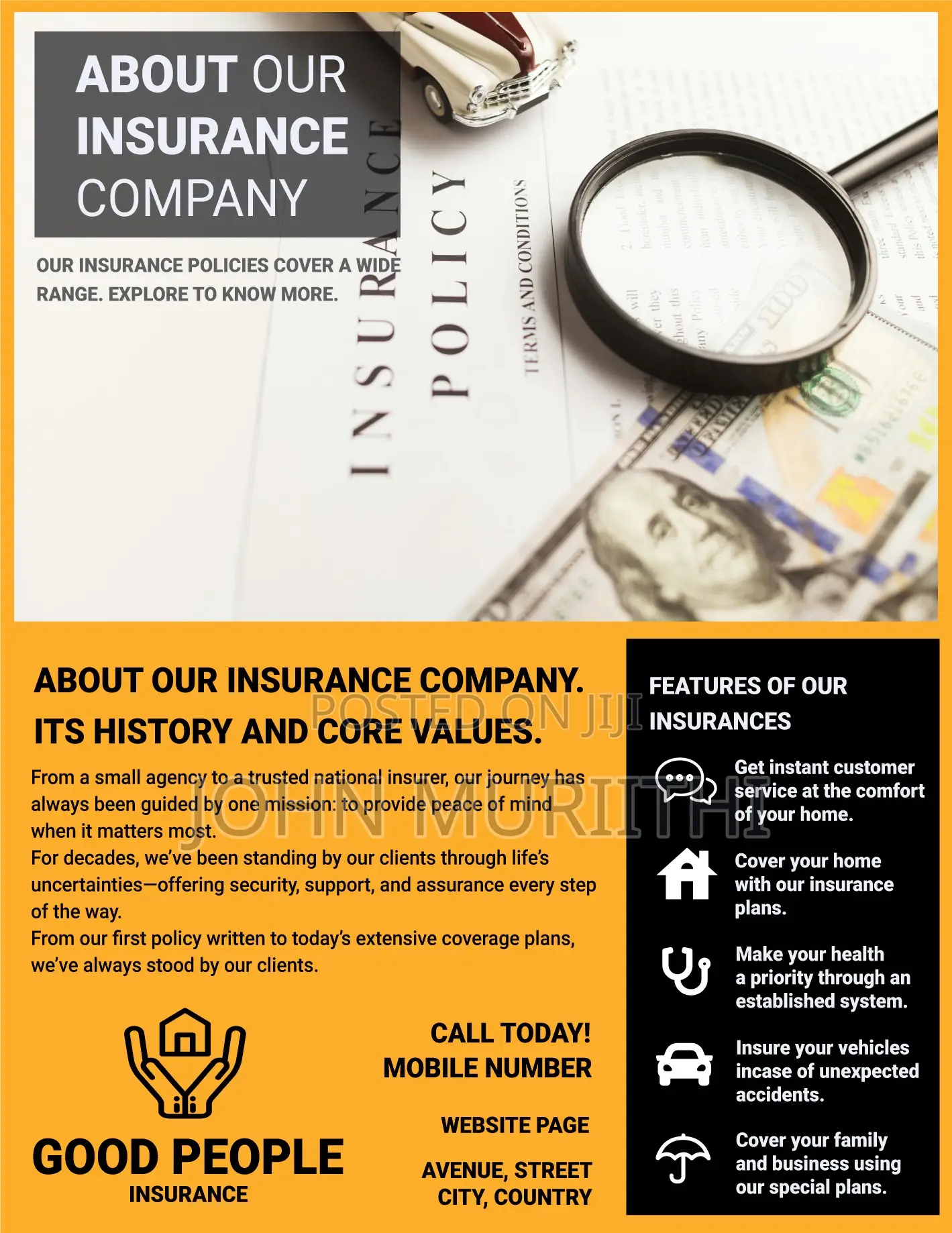 Flyer Poster Graphics Design Services For Advertising All Businesses