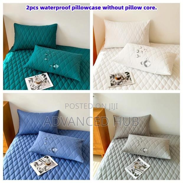 2 Piece Waterproof Pillow Protector - main view