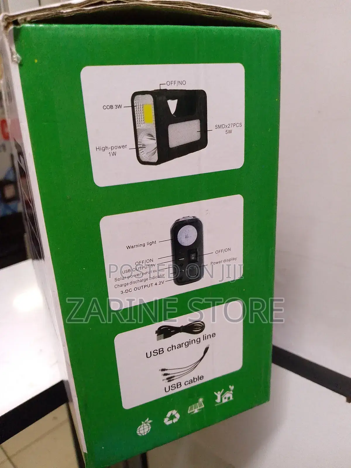 Solar Max Emergency Light Solar Panel System With Battery, Home Light