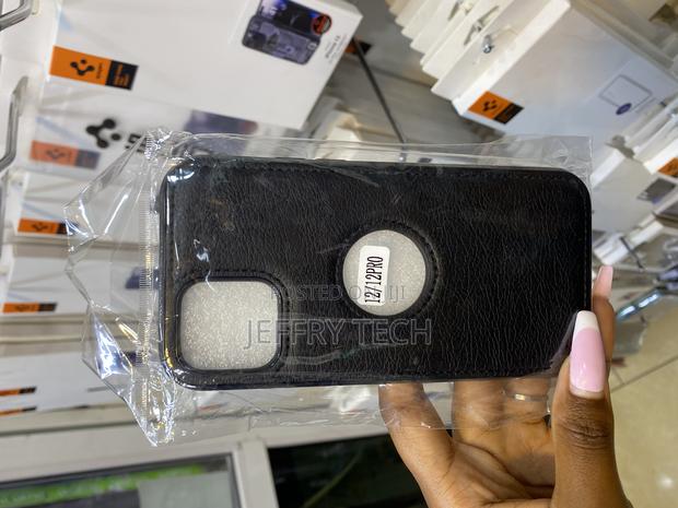 Coupe Leather Back Case With Slim Logo Cut for Apple iPhone 12 Pro - main view